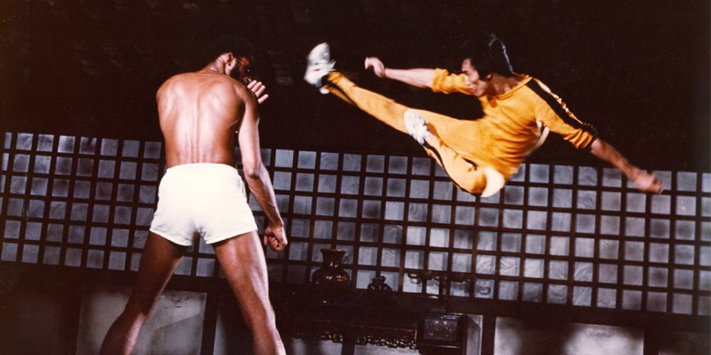 filmes de ação: a furia do dragao: Abdul-Jabbar Game of Death fight scene