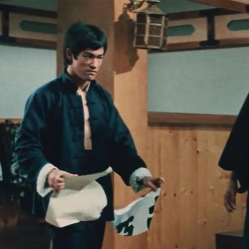 a furia do dragao: Bruce Lee Fist of Fury fight scene