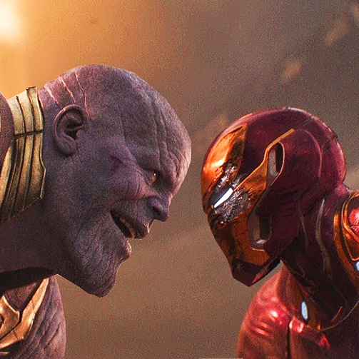 Filme de Luta: Os Vingadores Homem de Ferro vs Thanos